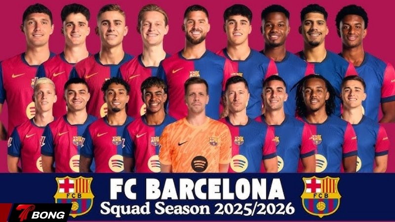 Đội hình hiện tại của Barcelona